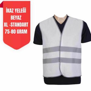 Reflektorlu-Ikaz-Yelek-Beyaz